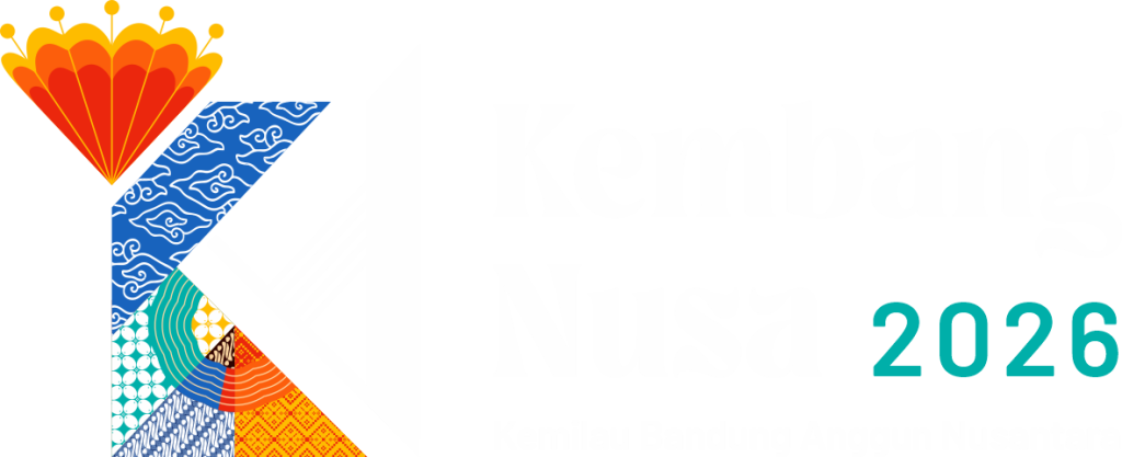 LOGO KEMBANG NUSA 2026 RGB Horizontal BG Dark 1024x417